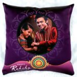 Rakshaband Theme Pillow (Circle Photo)