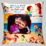 Rakhshaband Theme Pillow(Square Photo)