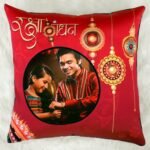 Rakshaband Theme Pillow (Circle Photo)