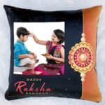 Rakhshaband Theme Pillow(Square Photo)