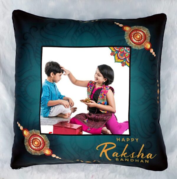 Rakhshaband Theme Pillow(Square Photo)