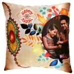 Rakshaband Theme Pillow (Circle Photo)