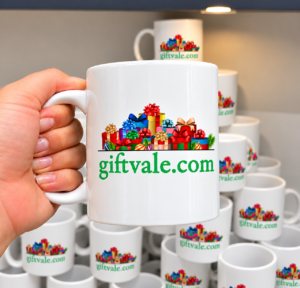 Personalized Ceramic Coffee Mug – Custom Logo & Name Printed Mug